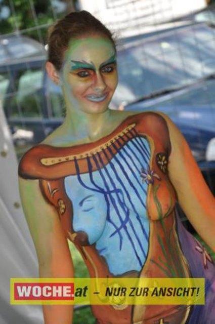 In Seeboden findet das Bodypainting-Festival statt.