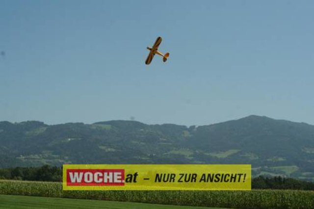 Die WOCHE besuchte die Modellflugshow 2009 in St. Marein.