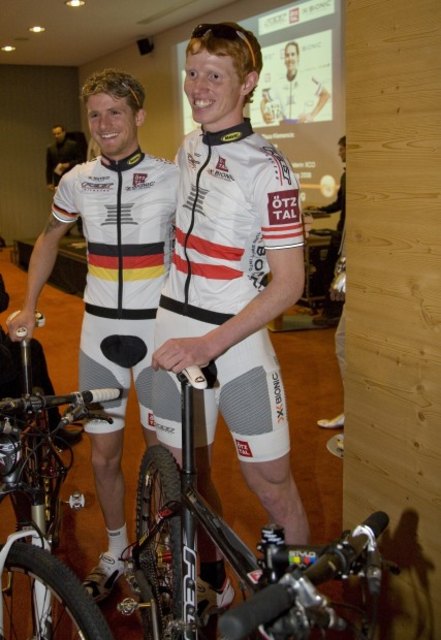 Das Meisterduo Manfred Reis und Simon Scheiber auf Medaillenjagd.