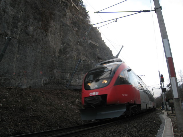 180 Laufmeter lang sollen die Stahlnetze werden.� | Foto: ÖBB
