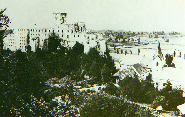 Klosterruine von Arnoldstein um 1890