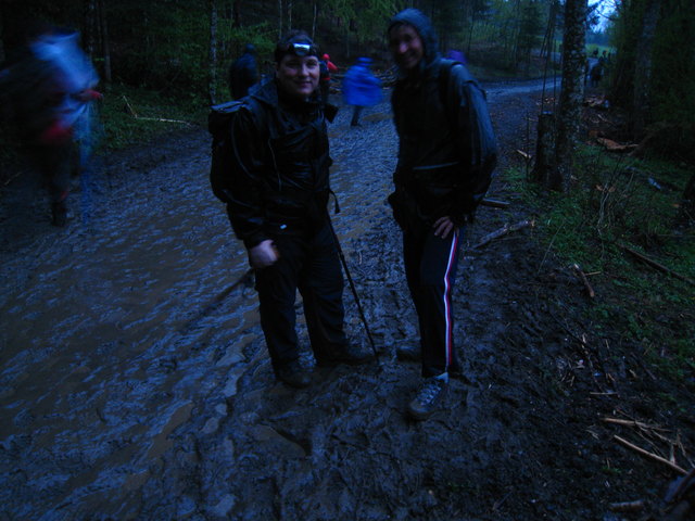 Michi und Erich im Gatsch