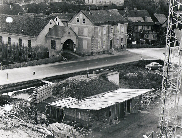 Baubeginn des Amstgebäude
