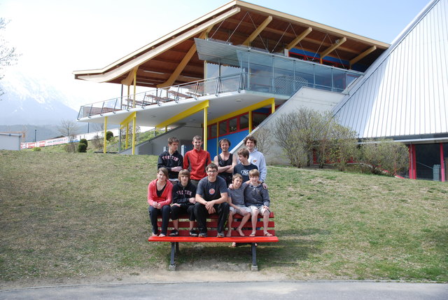 Das belgische Nationalteam mit Trainer Andi Knabl