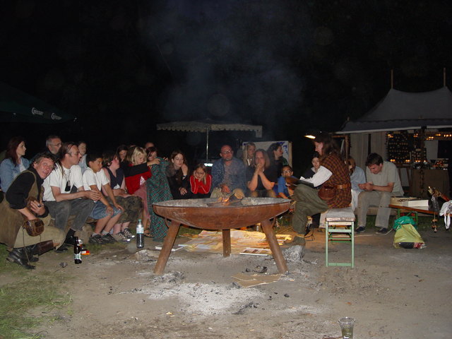 Das Walpurgisfeuer soll reinigen, Foto: Krug