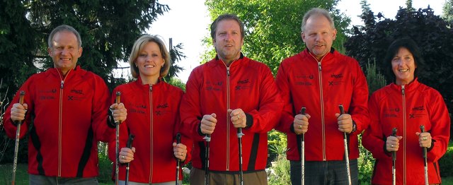 Team Bleiburger Walker: E. Illitsch, C. Trattnig, W. Malinsky, M. Trattnig, I. Malinsky (v.l.)