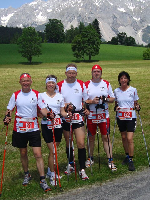 "Team Bleiburger Walker" E. Illitsch, C. Trattnig, M. Trattnig, W. Malinsky, I.Malinsky