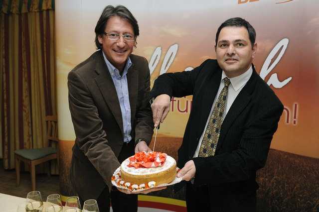 BZÖ Betriebsrat Clemens Costisella mit BZÖ Bündnisobmann Josef Bucher