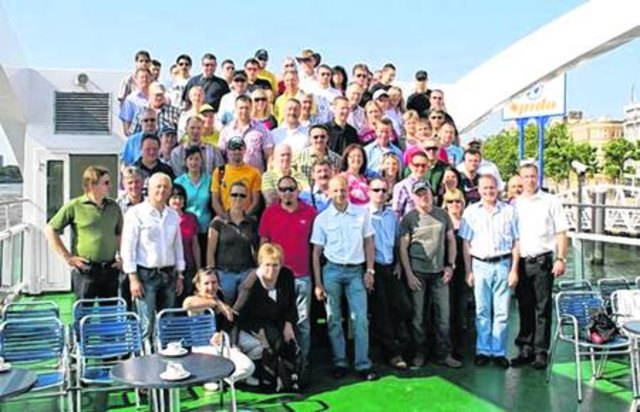 Die Teilnehmer der Jubiläumsreise waren vom Programm begeistert.
Foto: Waldhuber