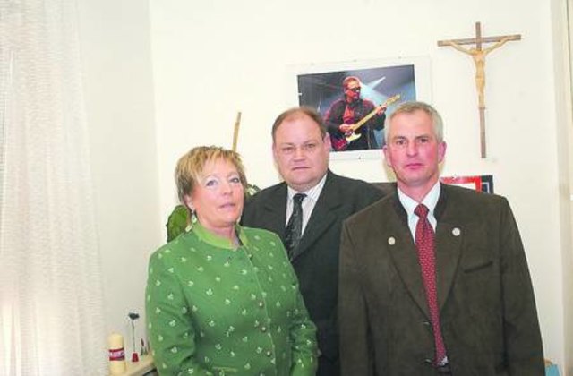 Die drei Judenburger VP-Gemeinderäte Eva Schein, Alfred Kaltenegger und Bernd Pollhammer nehmen den Hut. Foto: Pfister