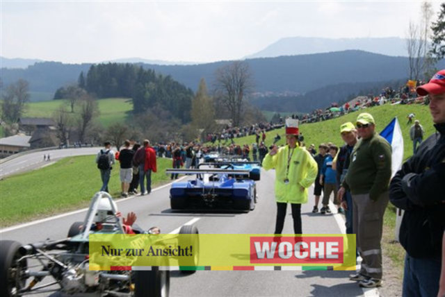 30.000 Motorsportfans erlebten beim 38. Rechbergrennen wie der Italiener Simone Faggioli mit 1:55,690 einen neuen Streckenrekord aufstellte. Fotos: Tom Dormann