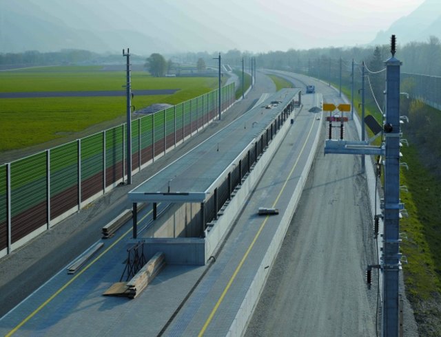 Bahnhaltestelle Stans nimmt Gestalt an | Foto: Foto: Bstieler