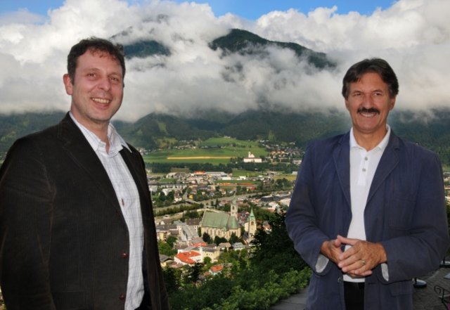 Stadtbaumeister Gernot Kirchmair und Bürgermeister Hans Lintner. | Foto: Hintner