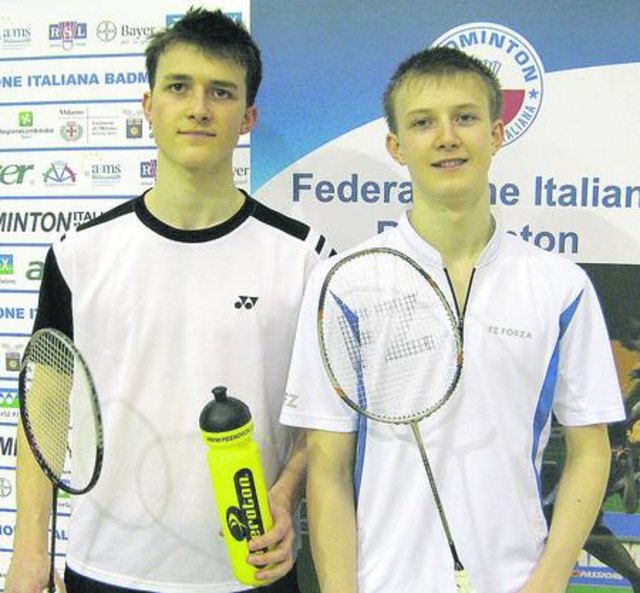 Matthias (rechts) und Christoph Almer (Atus Judenburg) legten in Italien auf internationaler Ebene eine Talentprobe ab.