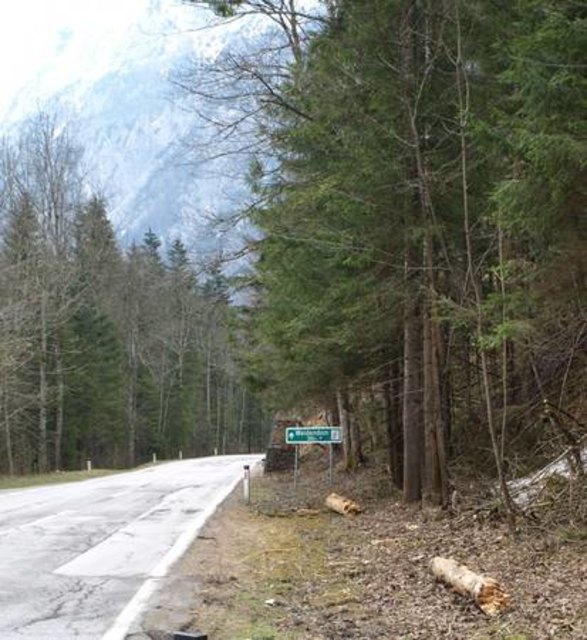 An dieser Stelle im Gesäuse kam es vor kurzem zu einem gefährlichen Zwischenfall.