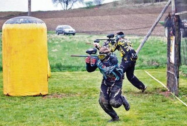 Das Subair-Feld des Paintballclub Tieschen wurde zur Spielwiese für Teams aus ganz ísterreich, die sich der vierten Tieschen-Team-Competition stellen.