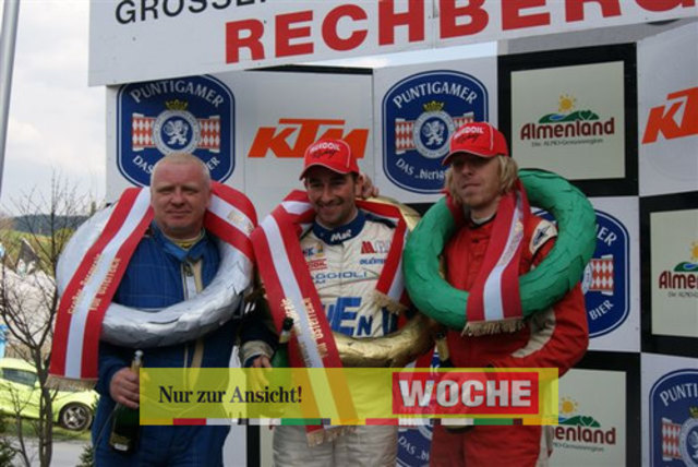 30.000 Motorsportfans erlebten beim 38. Rechbergrennen wie der Italiener Simone Faggioli mit 1:55,690 einen neuen Streckenrekord aufstellte. Fotos: Tom Dormann