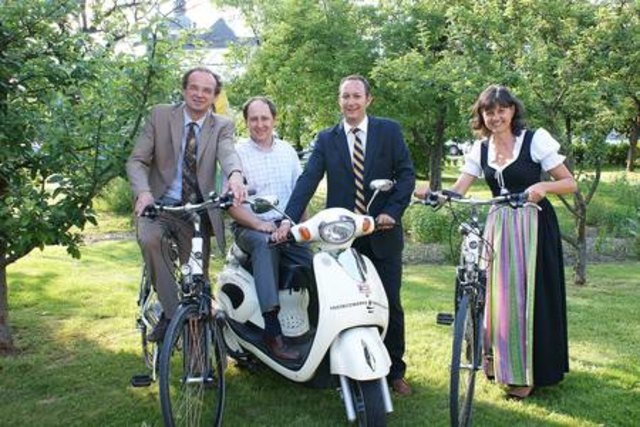 V. l.: Georg Bliem (Steiermark-Tourismus), Georg Pilz (Kassier), Obmann NRAbg. Jochen Pack, GF Eva Pataki.
