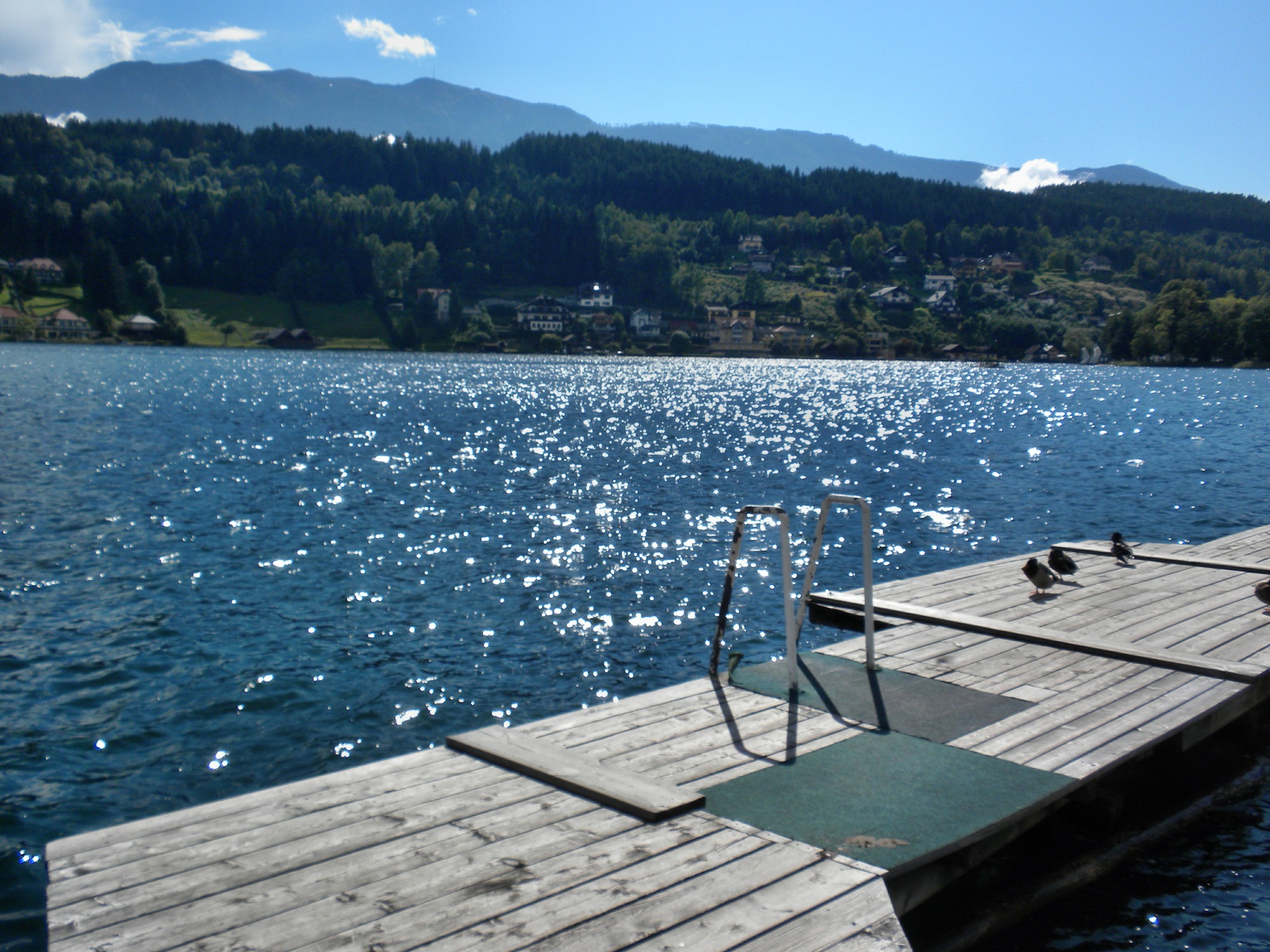 Warum Schimmert Ein See Schwarz Und Ein Swimmingpool Hellblau Der See schimmert noch,trotzdem kehrt langsam Ruhe ein.... - Spittal
