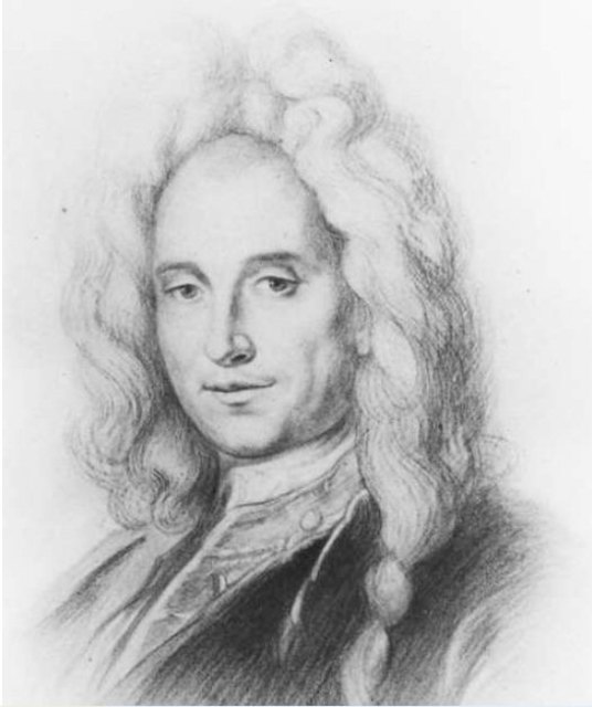 Johann Joseph Fux, eins von zwei existierenden Bildern