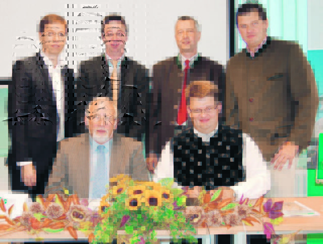 Ernte-Aussichten mit großem Wermutstropfen: Peter Messner, Alfred Poscharnig, Rudolf Grünanger, Gerhard Janschitz, Markus Tschischej und Martin Kropfitsch
