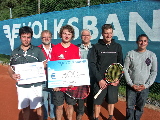 Daniel Walzl, Willi Lentsch, Lukas Walzthöni, Siegmund Geiger, Marc Freriks und Mario Spergser (v. l.).