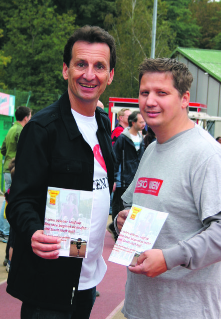 SP-Stadtrat Christian Oxonitsch und Organisator Wolfgang Markytan. | Foto: BV17