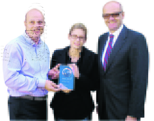 WOCHE-Geschäftsführer Robert Mack, RMA Digital-Chefin Martina Deberni und RMA-Vorstand Werner Herics sind die „Preisträger“ | Foto: KK