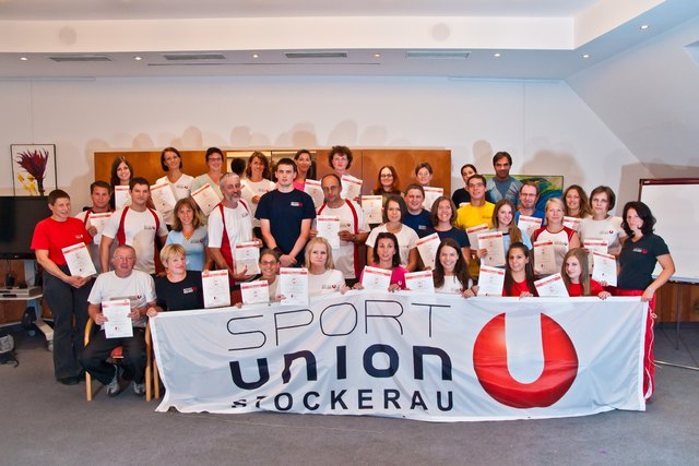 Das „ausgezeichnete“ Team der Sportunion Stockerau. | Foto: privat