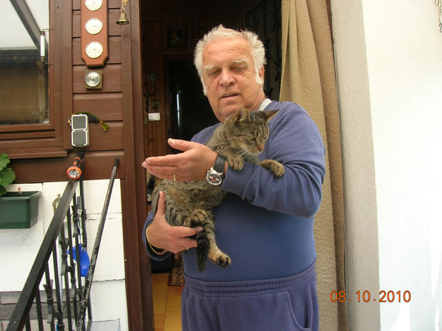 Zum Glück blieb Kater Quincy unverletzt. Jetzt wird er von Familie Anthofer wieder verwöhnt. | Foto: privat