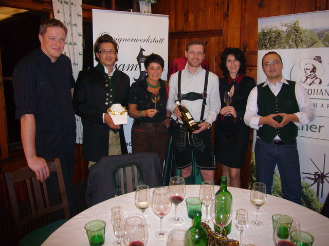 Glückliche Gesichter bei den Veranstaltern:v.l.n.r.:Stefan Prenninger, Josef Krisper, Christa Tschernko, Ing. Peter Stelzl, Andrea Ledinek und Wolfgang Karlinger
