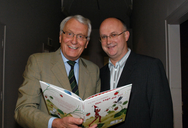 Herbert Binder und Kulturchef Thomas Karl.