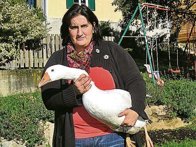 Regina Neuhold-Krainer steht für die Qualität steirischer Weidegänse.