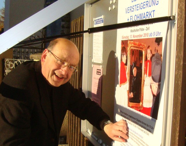 Viel Glück bei der Versteigerung Herr Pfarrer