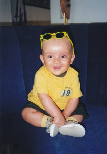Manuel als Baby