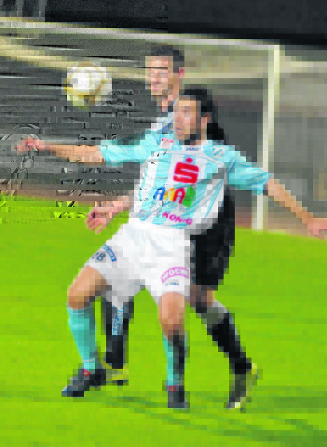 Edmir Adilovic hatte bei beiden Hartberg Treffern seine Beine im Spiel