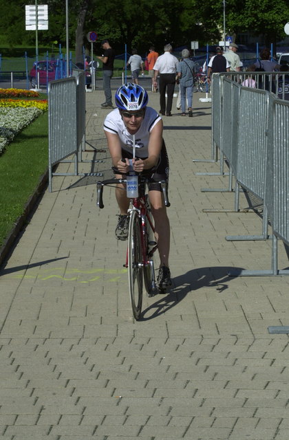 Ute Streiter beim Training für den Bewerb 2004 in Klagenfurt