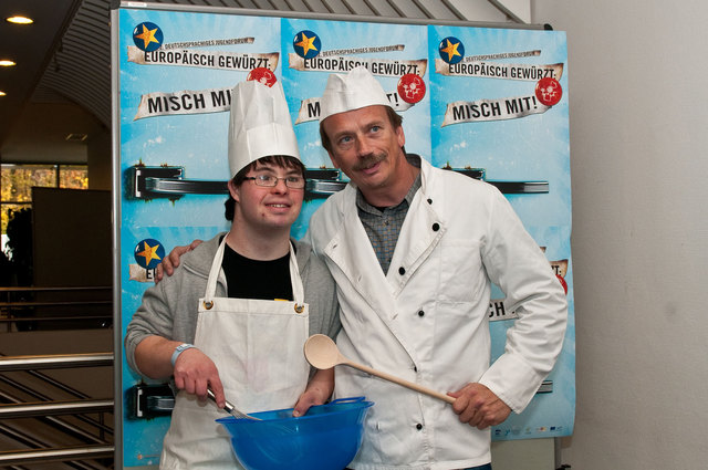 Bereit, mitzumischen: Jerome Leffin und Rene Opsomer aus der Deutschsprachigen Gemeinschaft Belgien.
