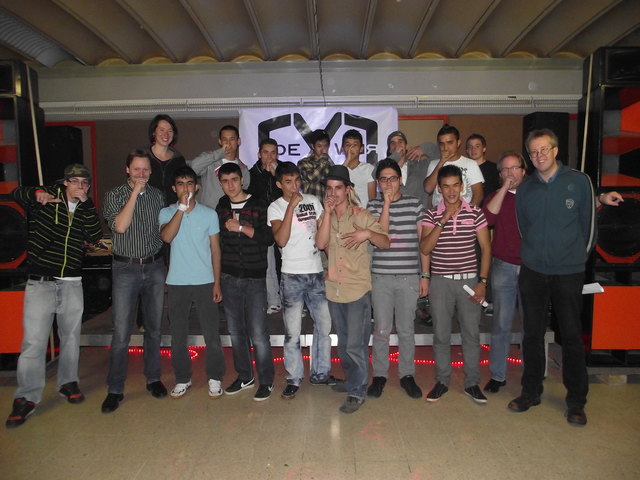 Der Beatbox-Workshop kam bei den vielen Besuchern besonders gut an. Geleitet wurde er von Sandor Buz und seinem Beatbox-Kumpel Manuel Strobl.