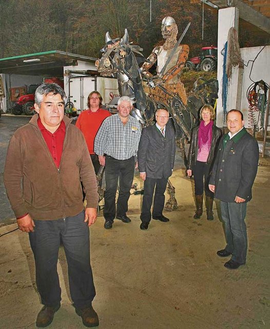 Das Ergebnis einer Entwicklungspartnerschaft: Fernando Crespo aus Bolivien hinterlässt im Vulkanland Spuren. Nun auch zur Freude der Grabersdorfer.