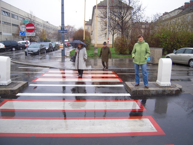 Instand gesetzt: Fußgängerübergang in der Sagedergasse. | Foto: VP 12