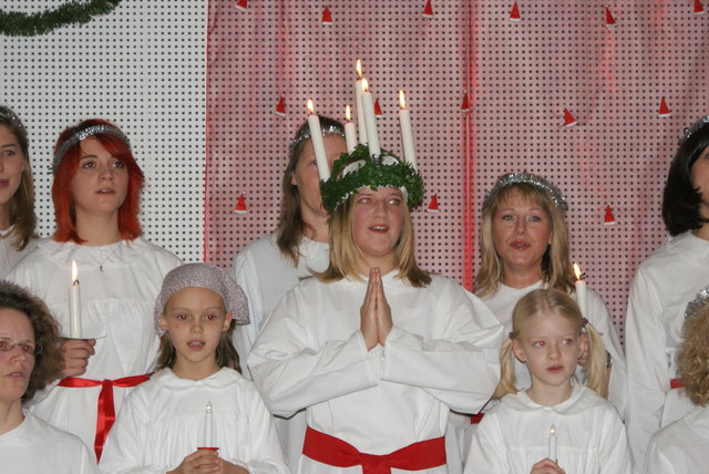 Lucia und ihr Gefolge