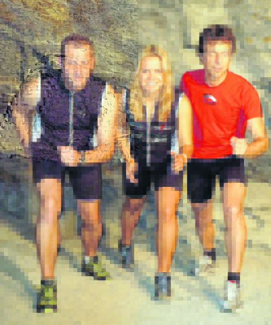 Drei, die die „Unterwelt“ in Deutschland durchlaufen: Robert Passegger, Birgit Morelli und Christian Jesse (von links)