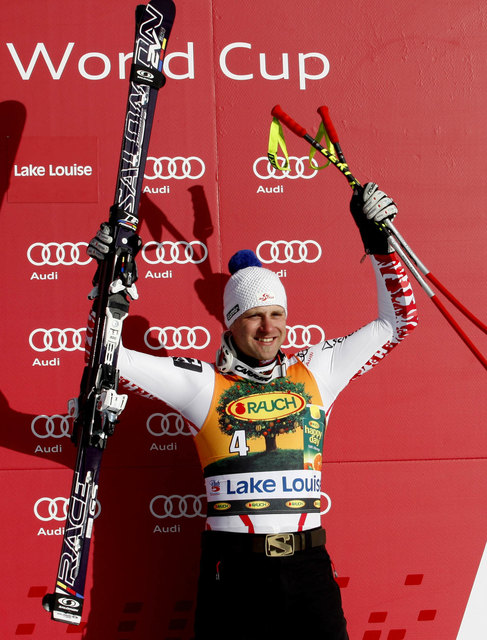 Romed Baumann fuhr in Kanada zu seinem bisher größten Super-G-Erfolg.