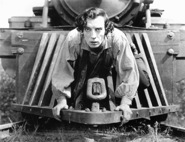 Buster Keaton in seinem legendären Streifen „Der General“.