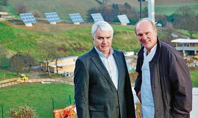 Männer mit Visionen: Günther Ramert (l.) und Team realisierten Josef Zotters Idee.