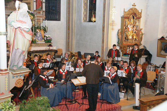 Das Kirchenkonzert der Musikkapelle Nauders fand großen Anklang. | Foto: Baldauf