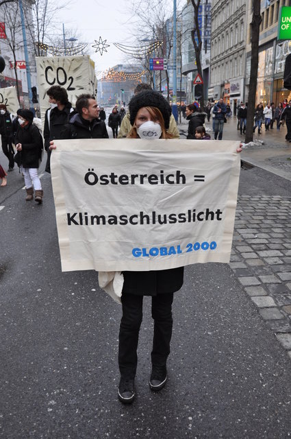 GLOBAL2000 fordert eine Verbesserung der österreichischen Klimapolitik