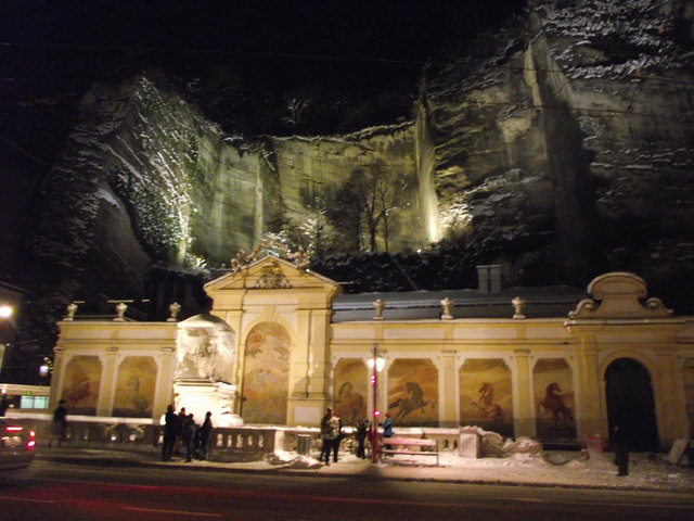 Pferdeschwemme in Salzburg