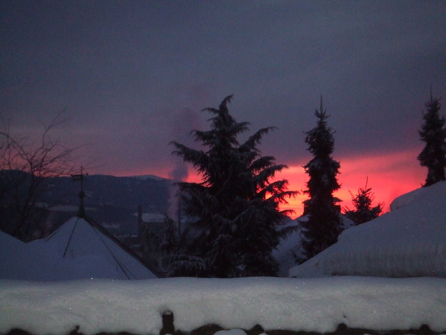 weihnachtliche Morgenstimmung